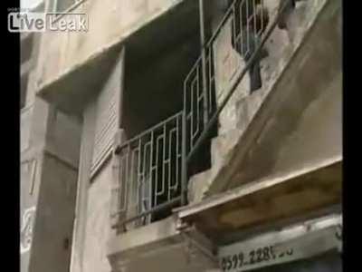 Palestinians used as human shields.