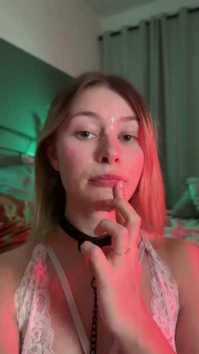 Can't help but have a little taste!