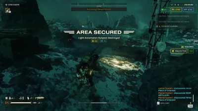 I found a mech. It didn't last long.