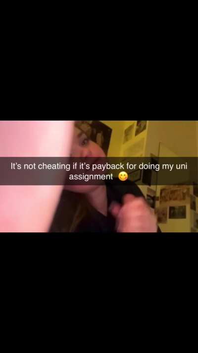 its not cheating if im just paying back