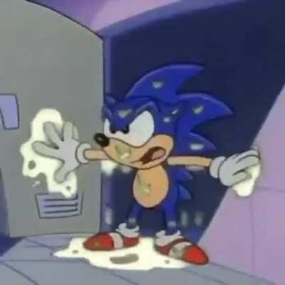 Sonic que wea estabai haciendo D: