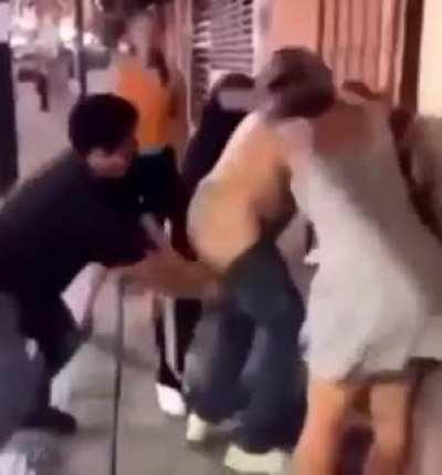 When there’s a fight and someone pulls the fatality move