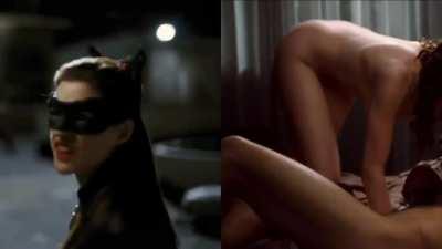 Anne Hathaway - Superhero Dressed vs Undressed