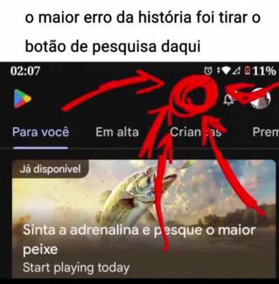 O que fizeram com a play estore