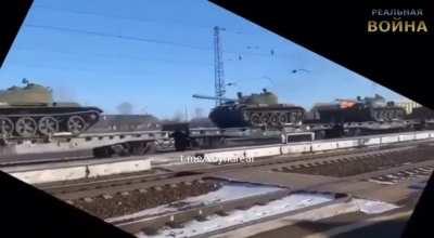 Russia is decommissioning the Soviet T-54/55 tanks, which were produced in the late 1950s.