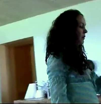 Nonchalant pissing all over the kitchen floor