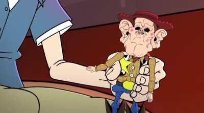 I don't remember this part from toy story.