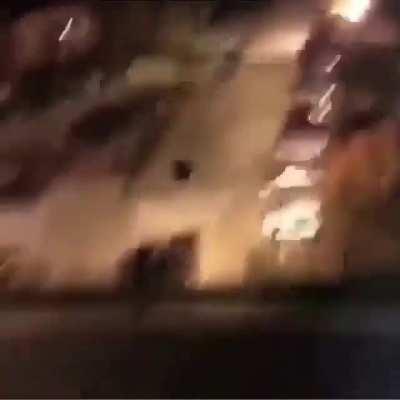 WCGW throwing a pumpkin off the balcony