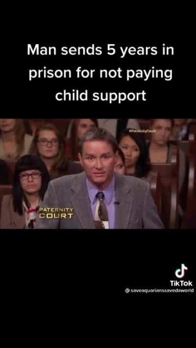 Woman let’s man spend five years in jail for not paying child support for kid that wasn’t his