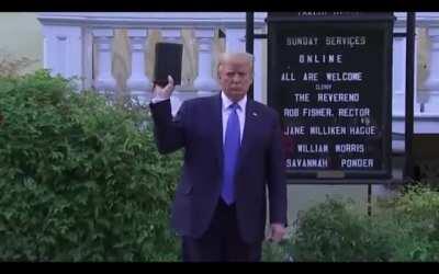 Biden met with faith leaders at a church today.