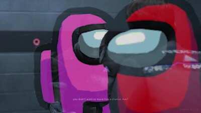 The Impostor saying that pink is the impostor