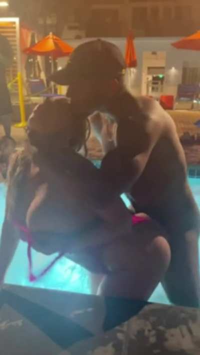 Getting fucked at the pool party