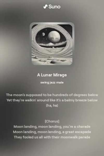 A Jazz Song About Moon Landing Being a Hoax