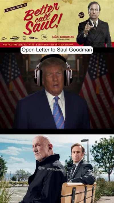 Trump Calls to Saul Goodman: Legal Genius Needed!
