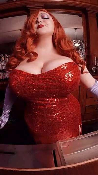Jessica Rabbit jiggle.