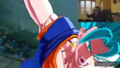 Vegito Fans reacting to Vegito Blue