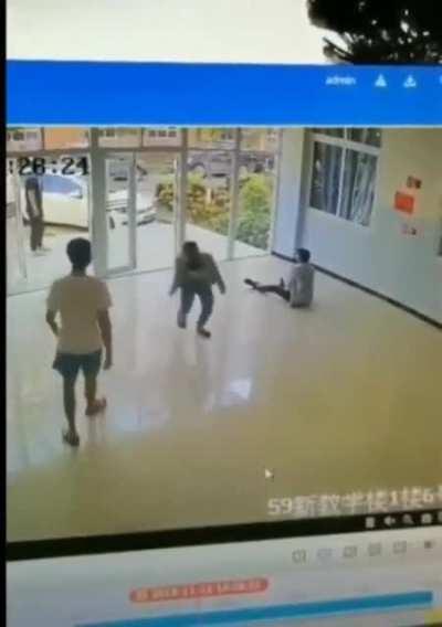 Laughing at your friend's mistakes