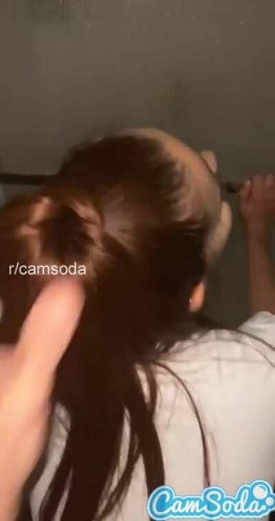 Sneaking out of the Party to fuck in The Bathroom