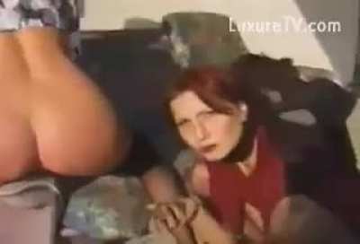 Lesbian finds female shit tasty.