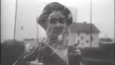 How to test bullet proof glass in early 30s