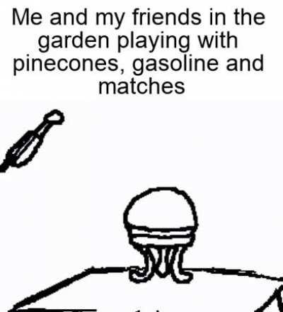 We saw McGayver do it once