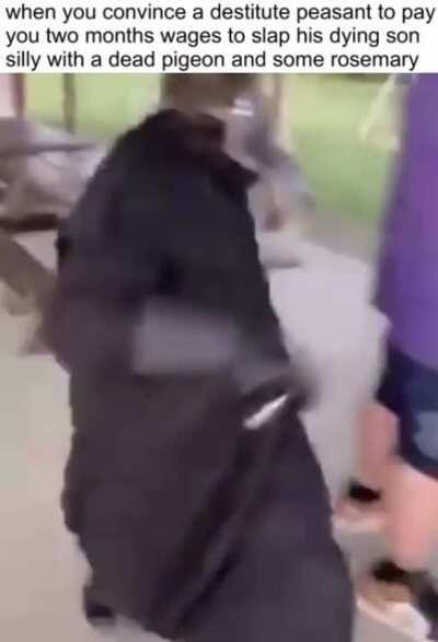 Thou hast disease of the ballsack and must consumeth thine goat’s excrement (fixed, reuploaded)