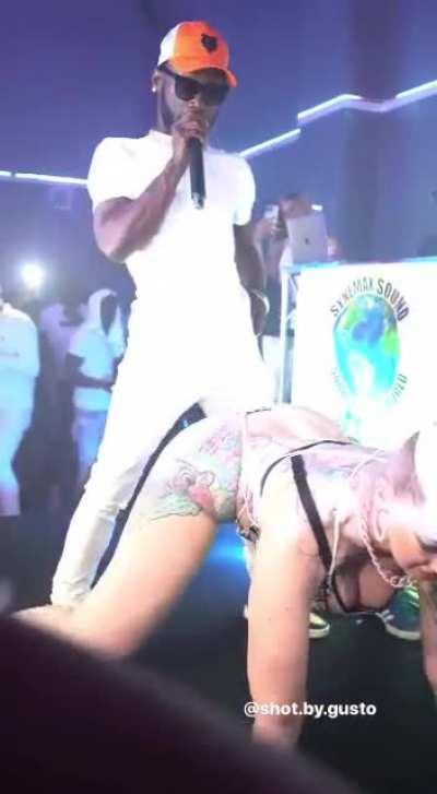 Me performing live with Stylo G ✨🎶