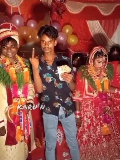 This guy at an Indian wedding (sorry for the bad edit, not my video)