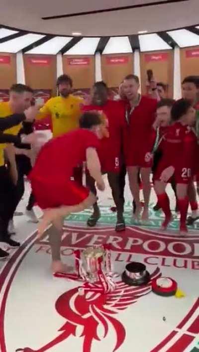 The dressing room right now