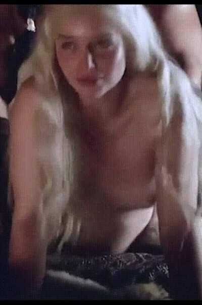 Emilia Clarke from Dom to sub in less than a second