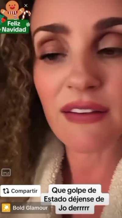 Señora hace análisis sobre posible golpe de estado 