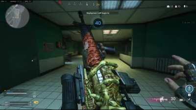 My Western Front M16 blueprint turned this monstronsity. Could not find it in the Armory. Shoots green tracers, plague dust dismember, and leaves plague splatter.