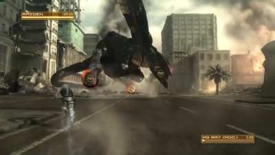 I beat the first part of the MG ray boss fight in MGR with no damage (S rank)