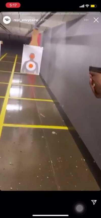 #GoataJigga aka Envy Caine shows his skills at the gun range 🔥