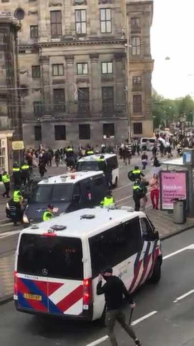 A video I captured of the chaos near Dam yesterday