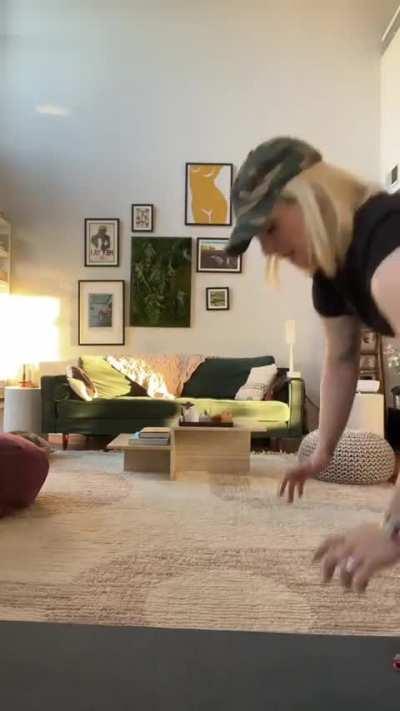 JoJo doing yoga | TikTok January 2024