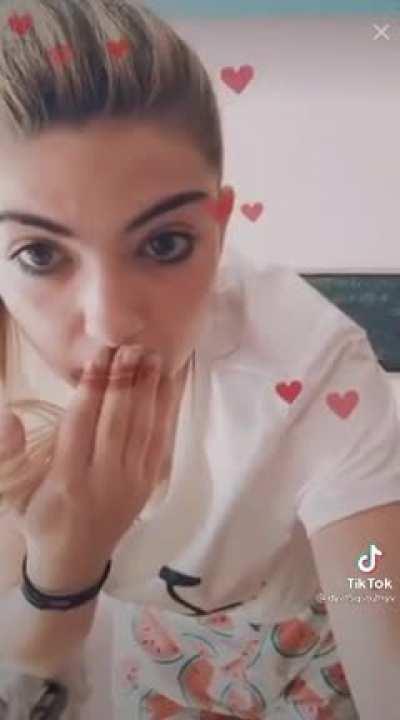 Sexy little nip slip