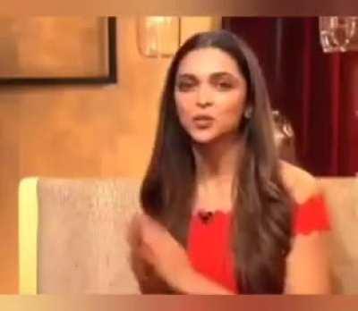 Ranveer told Komal,that Deepika calls him every hour when she's away (but  Deepika responded 