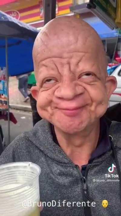 my dear twin ONB LOVING that caja cola drink!