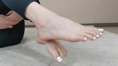 Can I slide them in your mouth? 🤍👣