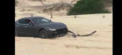 WCGW when I have zero knowledge about towing but I got a massrati