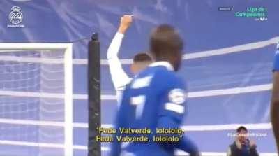 The ovation Fede received yesterday