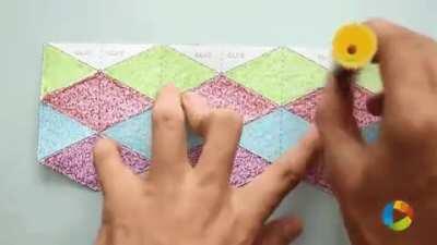 How To Make a 'Flextangle' - DIY Paper Toy
