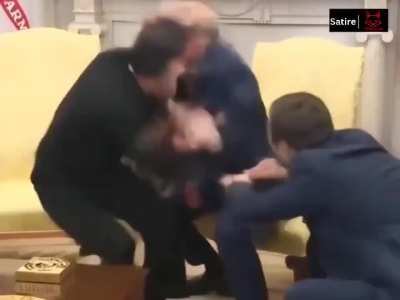 Ce nu s-a vazut la intalnirea dintre Trump si Zelensky. 😏