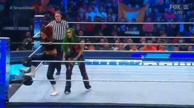 On WWE SmackDown: Shotzi vs Bayley