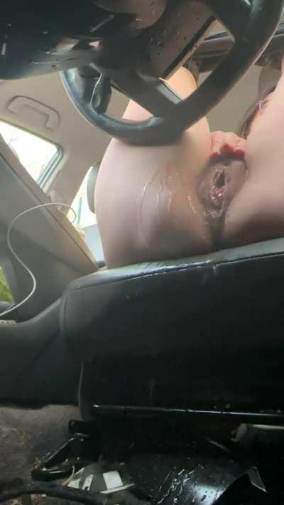 Amateur Car Hairy Hairy Pussy Long Hair Pee Peeing Piss Pissing Public Porn GIF by lillyvig