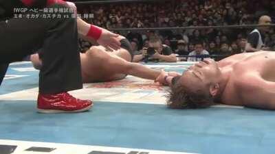 Okada vs Shibata - Extended Finishing Sequence