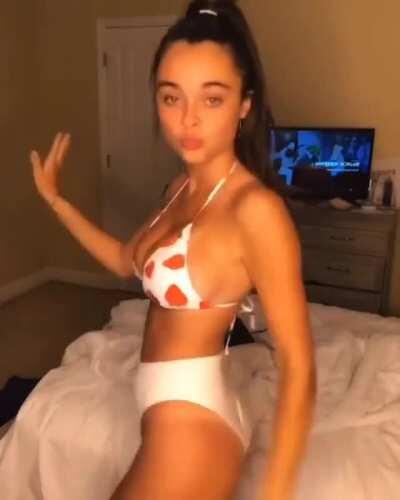 Showing Off in Her Bikini