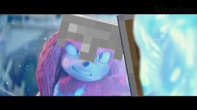 Sonic 1V1 Knuckles In Minecraft