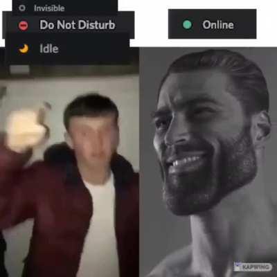 Only chads are using online